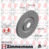 Zimmermann Brake Disc - Sport/Coated, 100124052 100124052